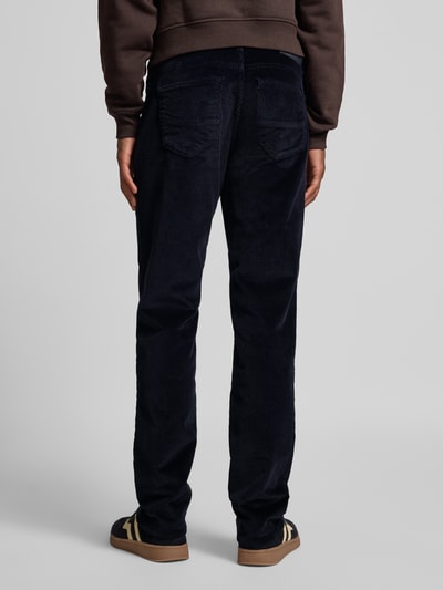 Brax Corduroy broek in 5-pocketmodel, model 'Cadiz' Marineblauw - 5