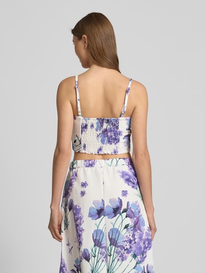 GUIDO MARIA KRETSCHMER WOMAN Top mit V-Ausschnitt Modell 'Ashley' Flieder 5