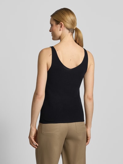 VERO MODA Regular Fit Strick-Top aus Viskose-Mix Modell 'NEWLEX' Black 5
