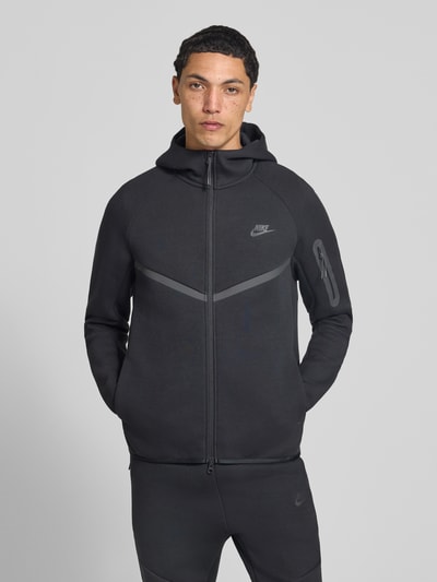 Nike Regular Fit Sweatjacke aus Baumwoll-Mix  Black 3
