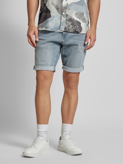 Tom Tailor Korte regular fit jeans in 5-pocketmodel Middengrijs - 4