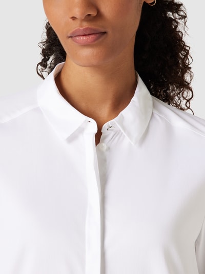 s.Oliver BLACK LABEL Bluzka koszulowa z listwą guzikową Złamany biały 3