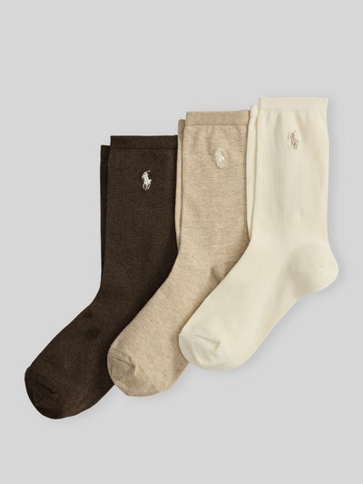 Polo Ralph Lauren Socken aus Baumwoll-Mix im 3er-Pack Offwhite 1