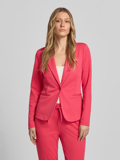 ICHI regular fit blazer met viscose model 'kate' Felroze - 4