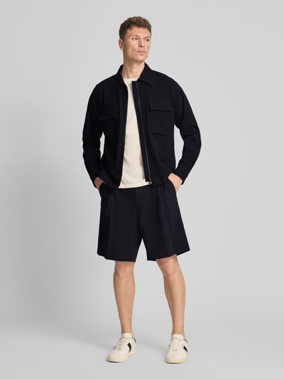 HUGO Regular Fit Overjacket aus Baumwoll-Mix Mondall 'ESELIO' Black 1