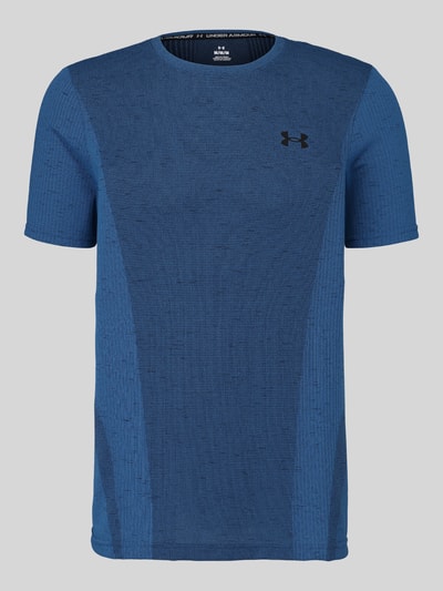 Under Armour Regular Fit Sport-T-Shirt mit Logo-Print Rauchblau 2