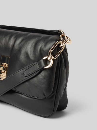 Tommy Hilfiger Crossbodytas van schapennappa met labeldetail Zwart - 3