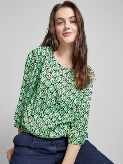 Betty Barclay Bluse mit Allover-Print Gruen 3