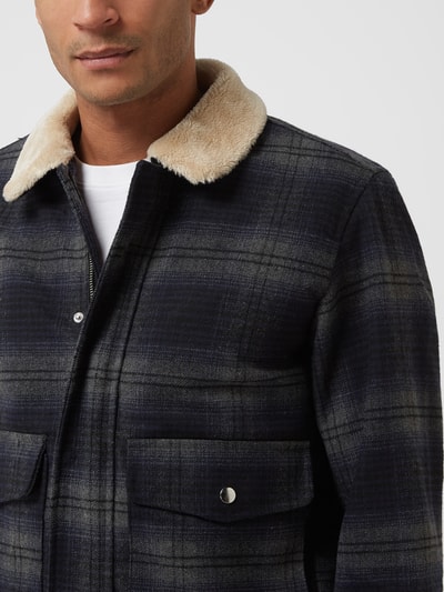 Jack & Jones Jacke mit Woll-Anteil Modell 'Tom' Dunkelblau 3