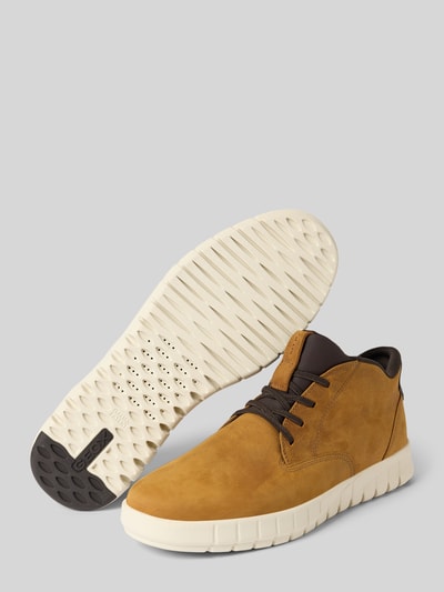 Geox Sneakers met labelpatch, model 'FLEXTRIDE PLUS' Lichtbruin - 4