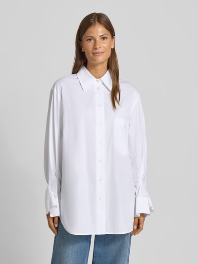 JOOP! Overhemdblouse met knoopsluiting Wit - 4