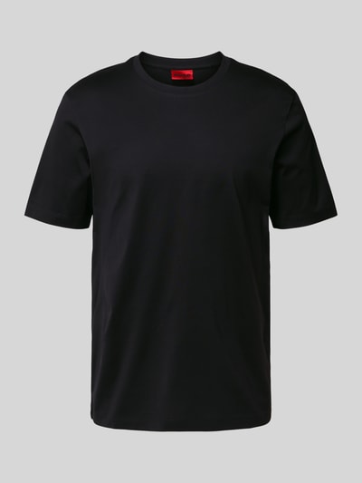 HUGO Regular Fit T-Shirt aus reiner Baumwolle Modell 'DIMERSTEE' Black 2