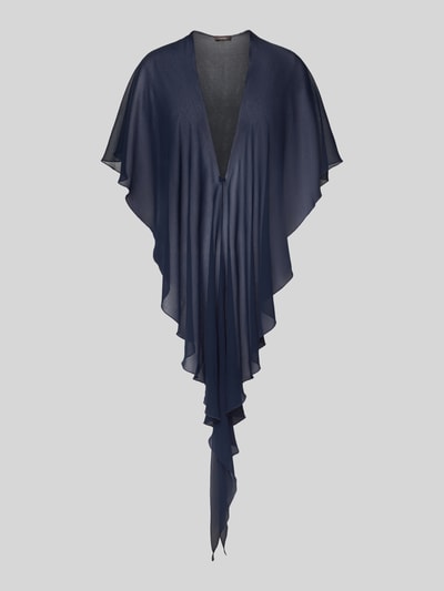 Produktfoto, Stola aus Chiffon mit Knopfverschluss von Vera Mont, fließender Stoff in Dunkelblau, Damen, elegante Optik