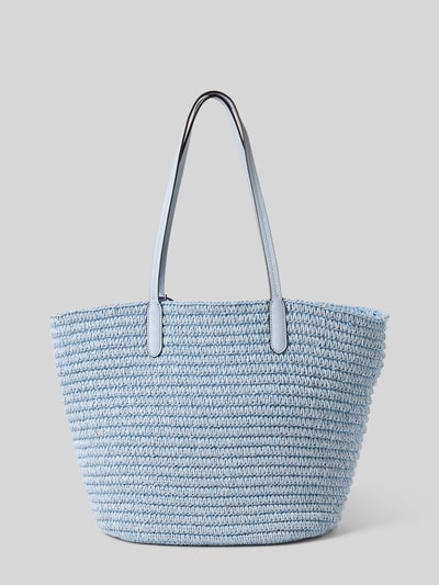 Lauren Ralph Lauren Shopper mit Label-Applikation Modell 'BRIE' Hellblau 4