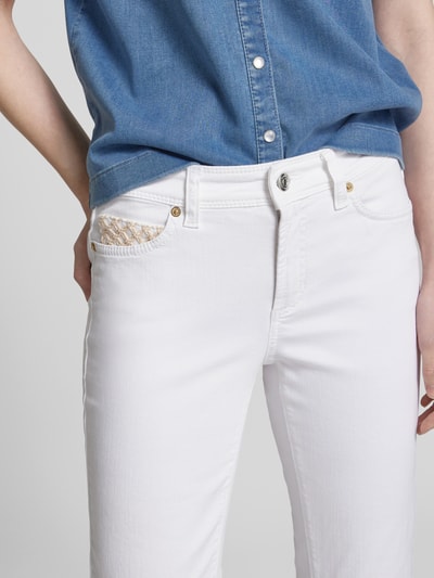 Cambio Jeans met verkorte pasvorm Offwhite - 3