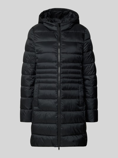 Jake*s Casual Płaszcz pikowany z kapturem Czarny 2