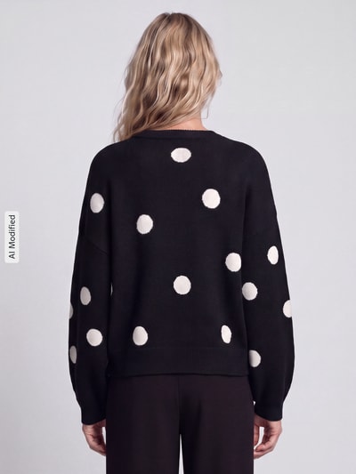 ONLY Regular Fit Pullover mit Rundhalsausschnitt Modell 'RICA' Black 5