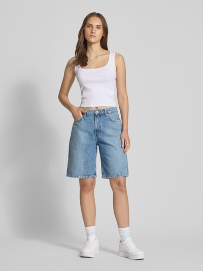 Weekday Regular Fit Jeansshorts im 5-Pocket-Design Modell 'MONTEREY' Jeansblau 1
