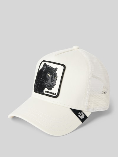 GOORIN BROS. Trucker Cap mit Motiv-Patch Modell 'The Panther' Weiss 1