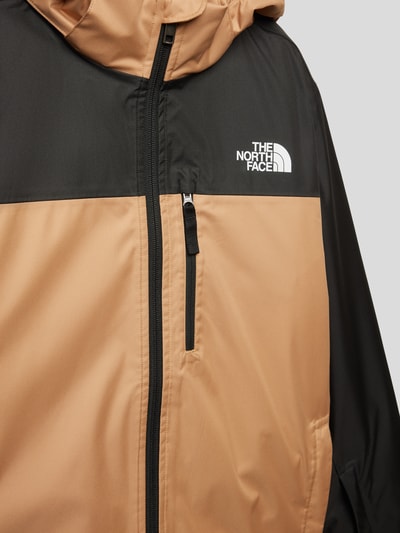 The North Face Kurtka z nadrukiem z logo model ‘SNOWQUEST’ Camel 2