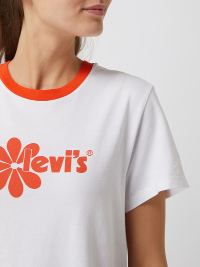 Levi's® T-Shirt mit Logo Weiss 3