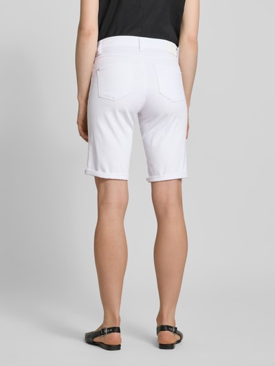 Angels Regular Fit Bermudas aus Denim mit Umschlag Weiss 5