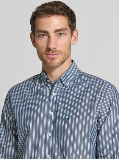 Fynch-Hatton Slim fit vrijetijdsoverhemd met button-downkraag Flessengroen - 3