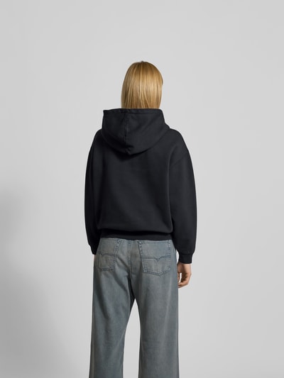 Anine Bing Regular Fit Hoodie mit Logo-Detail Black 5