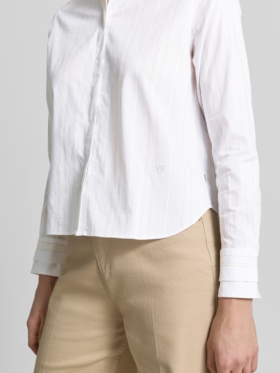 BOSS Regular Fit Bluse aus reiner Baumwolle Hellblau 3