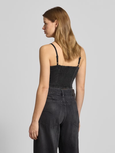 Levi's® Slim Fit Crop Top aus reiner Baumwolle Modell 'JADINE' Black 5