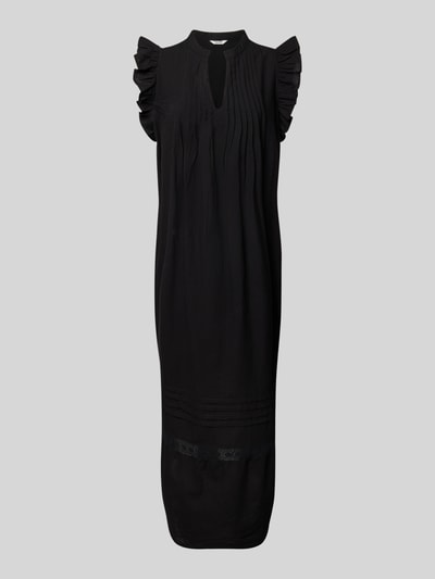 mbyM Maxikleid mit Tunikakragen Modell 'Gemala' Black 2