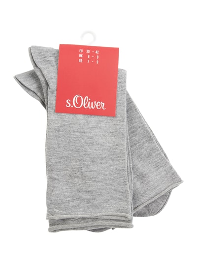 s.Oliver RED LABEL Socken im 2er-Pack Silber Melange 2