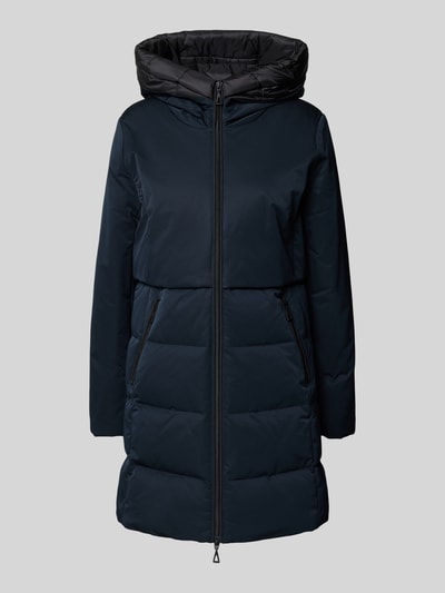 Amber & June Jas met capuchon Donkerblauw - 2