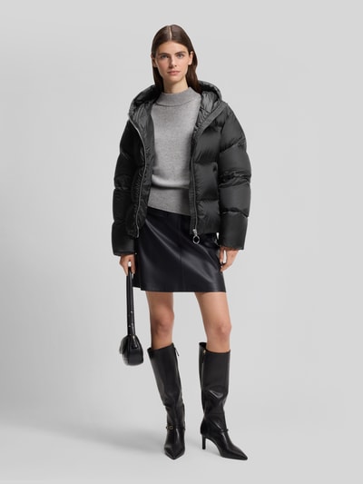 HUGO Relaxed Fit Daunenjacke mit Kapuzenkragen Modell 'Francesca-2' Black 1
