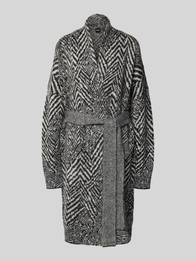 BOSS Kardigan o kroju oversized z mieszanki moheru model ‘FABRINTA’ Czarny 2