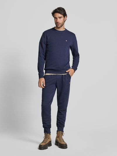 Napapijri Sweatpants mit elastischem Bund Modell 'MALIS' Marine 1