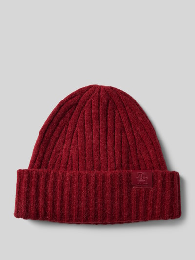 Tommy Hilfiger Beanie met labeldetail, model 'FLUFFY' Rood - 1