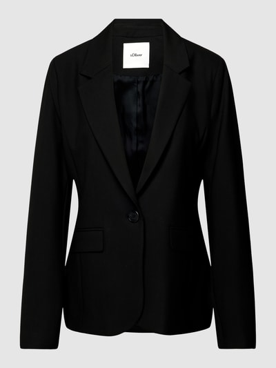 s.Oliver BLACK LABEL Blazer met knoopsluiting Zwart - 2