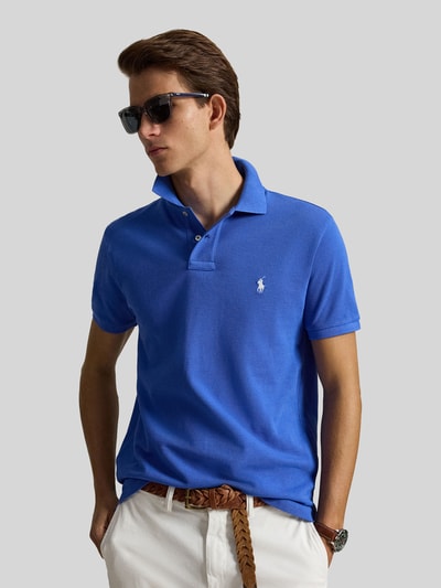 Polo Ralph Lauren Slim Fit Poloshirt aus reiner Baumwolle Royal 4