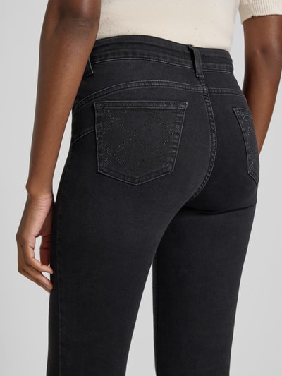 Liu Jo White Super Skinny Fit Jeans im 5-Pocket-Design Modell 'DIVINE' Anthrazit 3