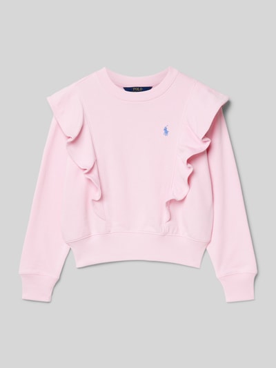 Polo Ralph Lauren Teens Sweatshirt mit Volants Rosa 1