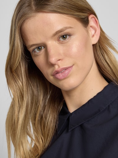 Marc O'Polo Denim Regular Fit Blusentop mit Hemdblusenkragen Marine 3