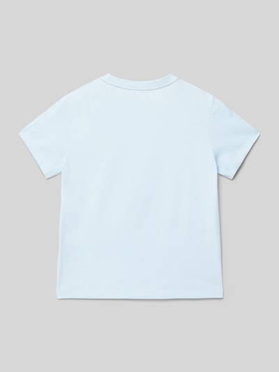 Lacoste T-Shirt mit Label-Detail Bleu 3