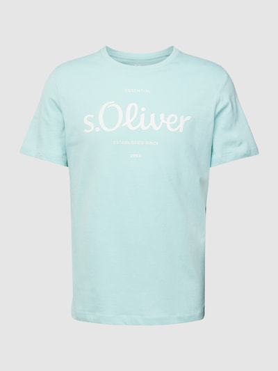 s.Oliver RED LABEL T-Shirt mit Label-Print Mint 2