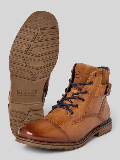 bugatti Boots aus Leder Modell 'Vittore' Cognac 4
