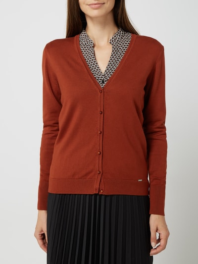 More & More Cardigan van viscosemix  Terracotta - 4