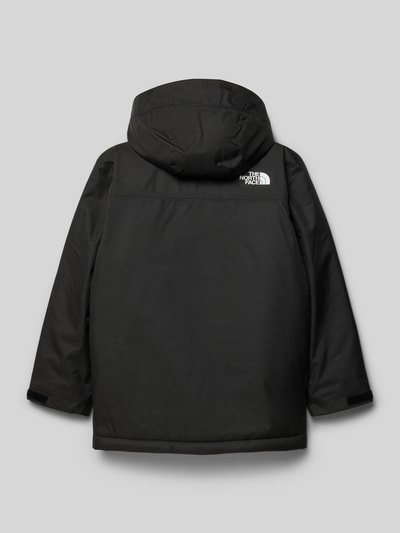 The North Face Jack met labelprint, model 'SNOWQUEST' Zwart - 3