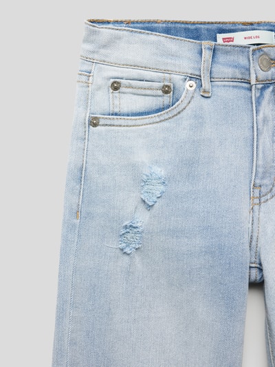 Levi’s® Kids Jeans in 5-pocketmodel, model 'WIDE LEG' Lichtblauw - 2