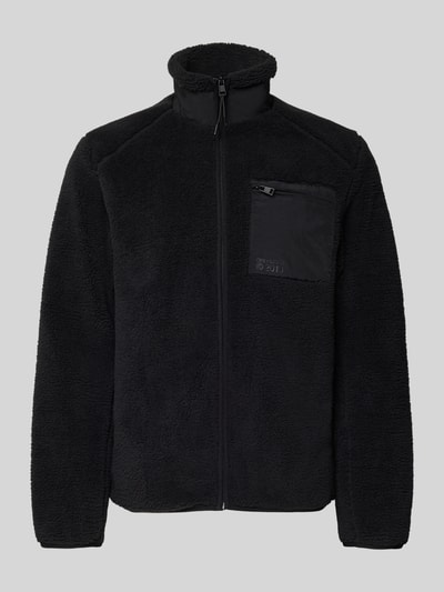 Only & Sons Regular Fit Webpelzjacke mit Mesh Innenstoff Modell 'DALLAS' Black 2