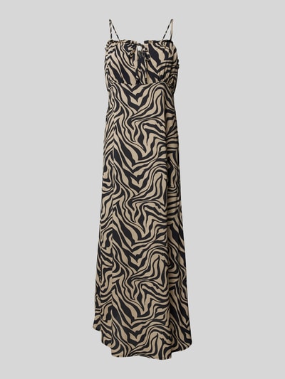 Only Maxi-jurk met all-over print, model 'NOVA LIFE VIS ALEXA' Zand - 2